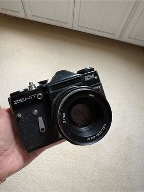 Zenith EM Black 35mm SLR with Helios Lens